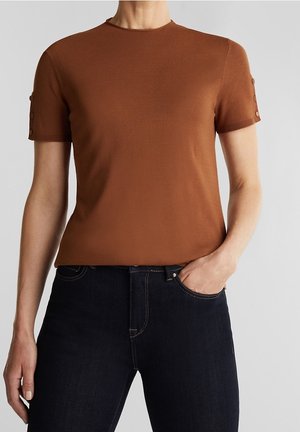 Esprit Collection, T-shirt basique - light brown