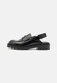 Calvin Klein Jeans COMBAT SLING MULE - Jalga libistatavad jalanõud - triple black