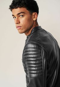 Next QUILTED RACER - Lederjacke - black