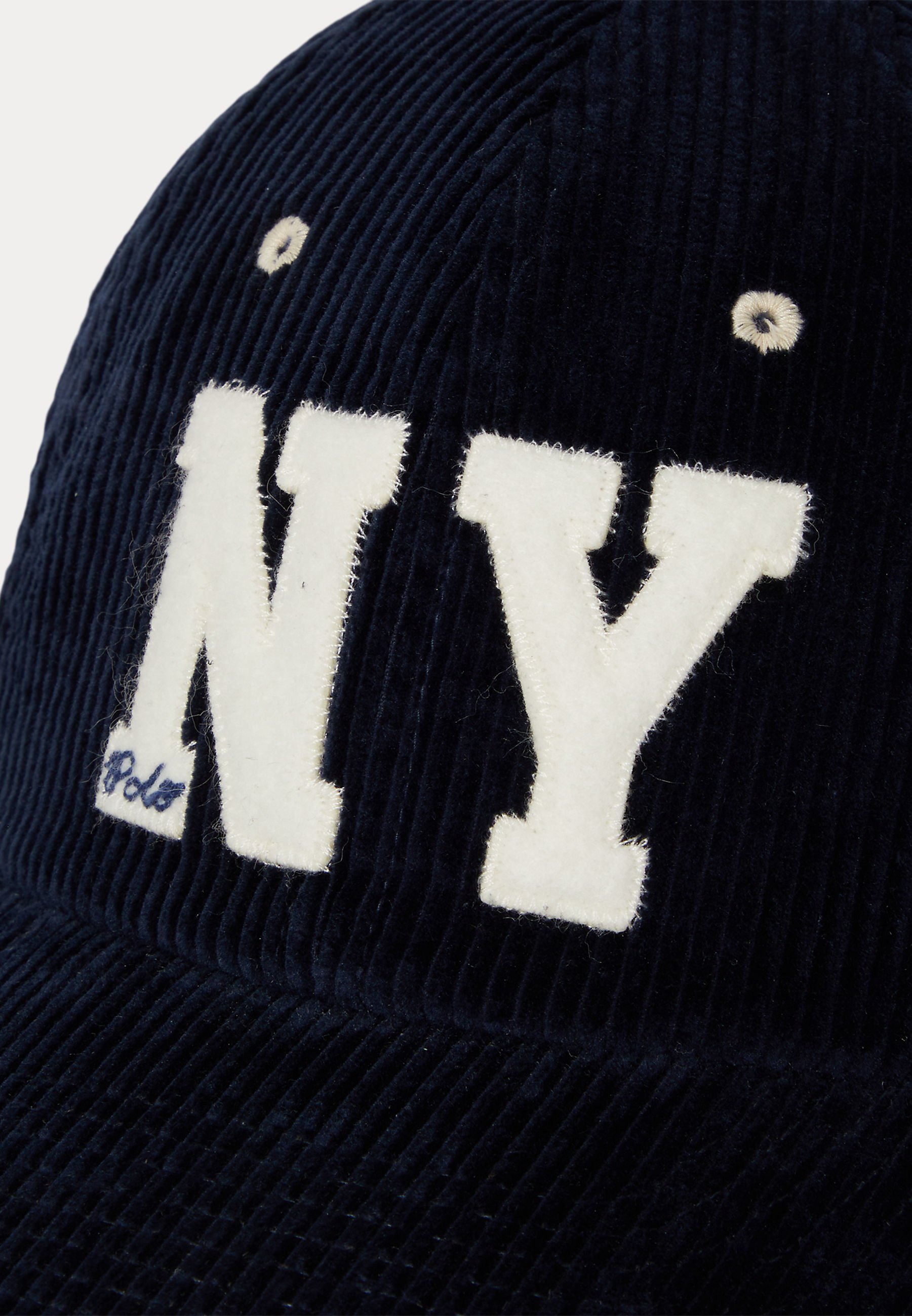 Polo Ralph Lauren NY PATCH CORDUROY BALL CAP - Cap - hunter navy