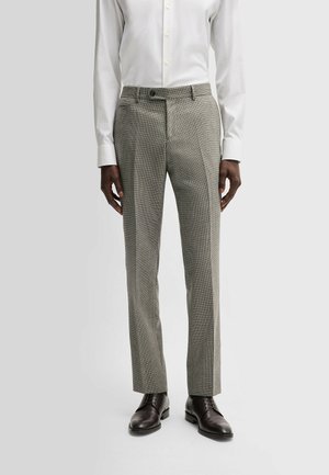 BOSS GENIUS-DTL - Trousers - open white eleven