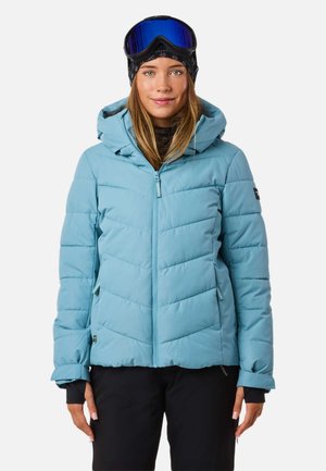 CERVINIA PUFFER W - Ski jas - dusty seaweed
