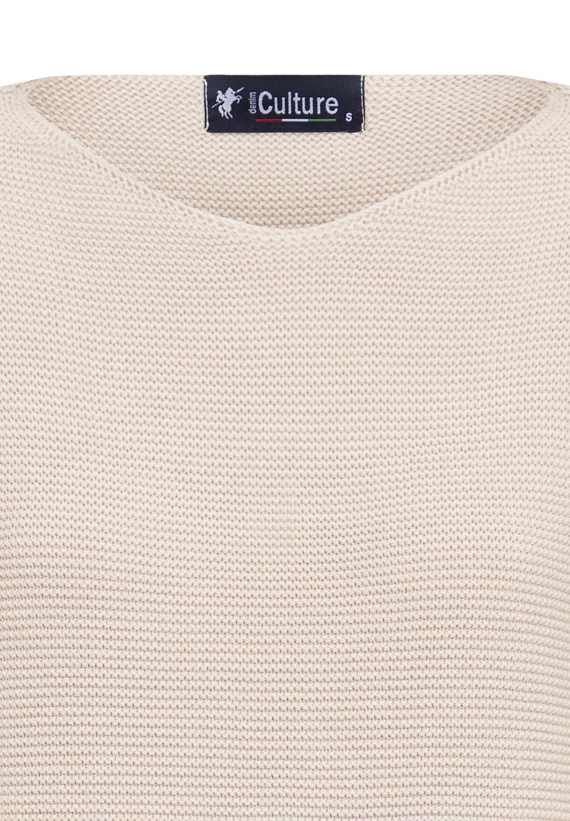 Damen Strickjacken | Denim Culture NORA Strickpullover beige - JJ24937 Damen Strickjacken | Denim Culture NORA Strickpullover beige - JJ24937