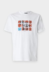 JIGSAW ZEBRA - Triko s potiskem - white