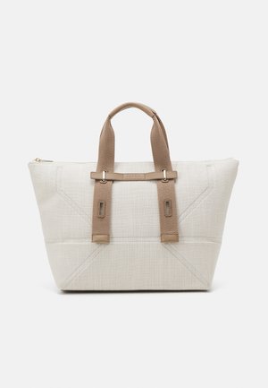 GIOVE TOTE - Bolso shopping - marshmallow/greige