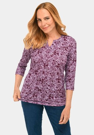 Trui - aubergine / lilac / patterned