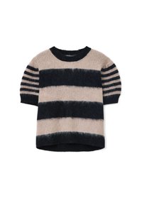 CLEM TEE - Strikkegenser - black/beige