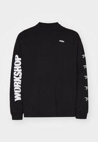 NERVE SHATTER BOXY LONGSLEEVE UNISEX - Tops ar garām piedurknēm - faded black