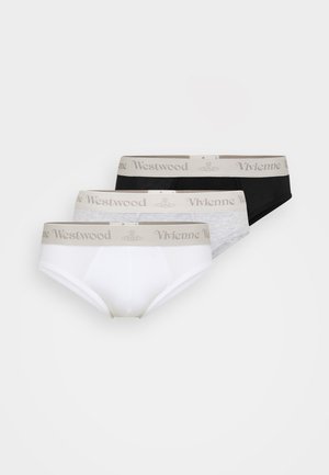 3 PACK - Trusser - white/black/grey