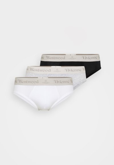 Vivienne Westwood 3 PACK - Cuecas - white/black/grey