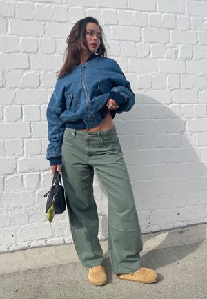 BAGGY DAD BARREL - Jean boyfriend - washed laurel wreath gd