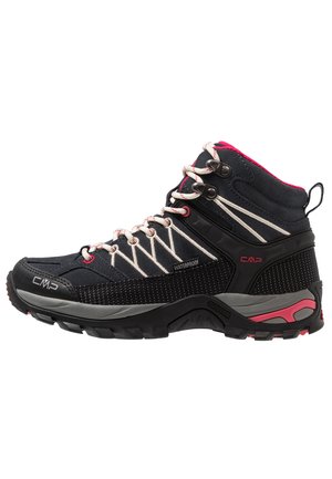RIGEL MID TREKKING - Hiking shoes - antracite/offwhite
