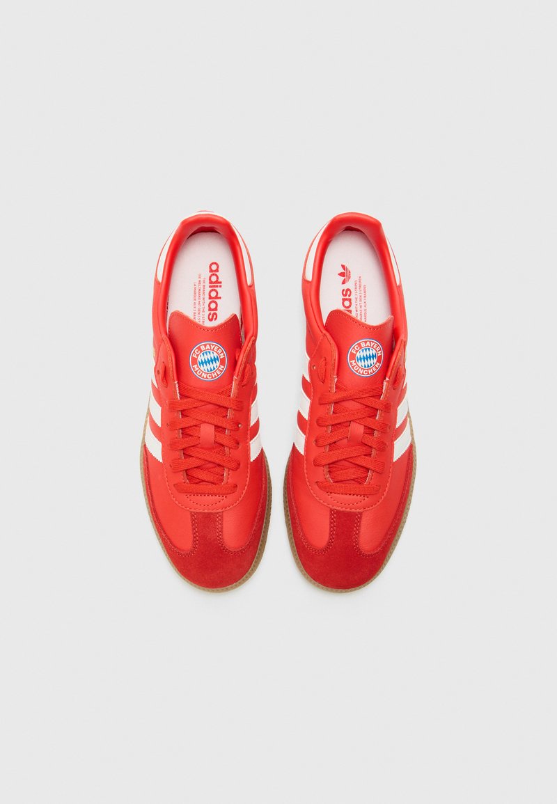 adidas gazelle silver green womens adidas Samba Bayern Munich Indoor Shoes (Off White/Maroon/Gold Metalli main image 0