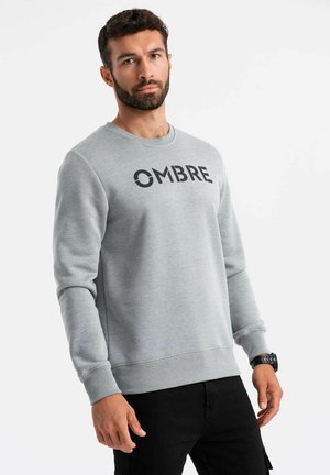 Ombre OM-SSPS-0181 - Sweatshirt - light grey melange