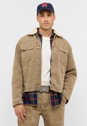 STYLE MONOWI - Jeansjacke - braun