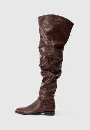 JUSTICE - Botas mosqueteras - brown