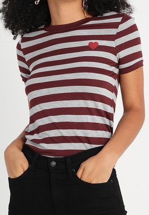 Printtipaita - dark red