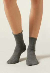 Calzedonia COMFORT - Strømper - d mid grey blend cashmere