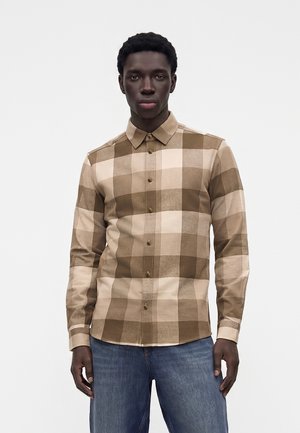 Only & Sons, ONSGUDMUND LIFE CHECK SHIRT - Camisa - canteen