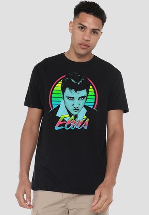 Cotton Soul, ELVIS PRESLEY NEON KING - Print T-shirt - black