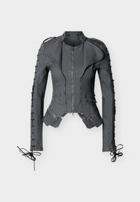 MILITARY JACKET WITH LACE UP DETAIL - Veste en jean - black