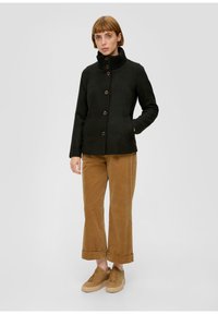 s.Oliver MIT STEHKRAGEN - Übergangsjacke - schwarz