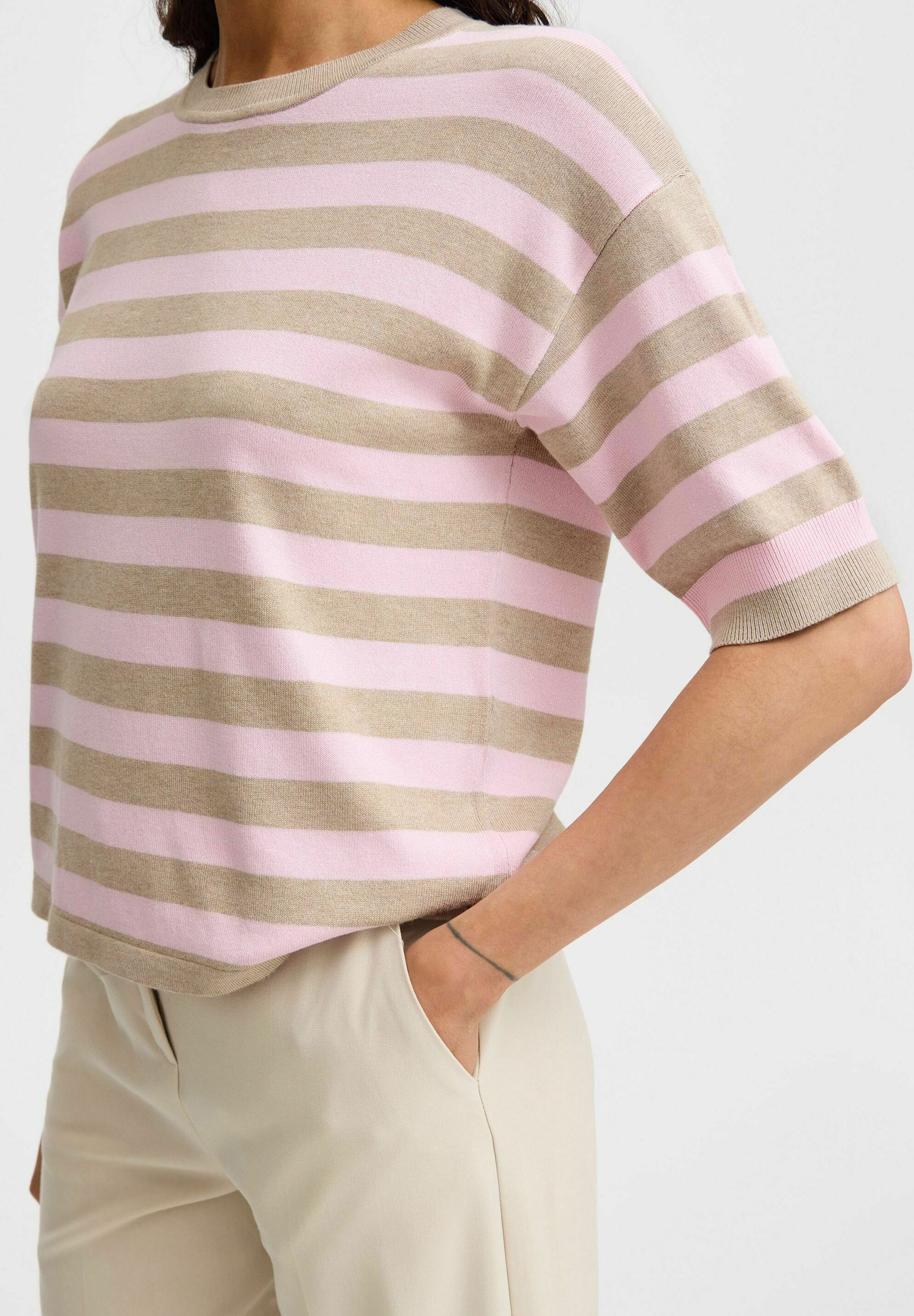 b.young BYMMMORLA - T-shirt basic - roseate spoonbill mix