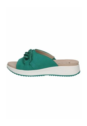 Caprice Matalakantaiset pistokkaat - emerald suede