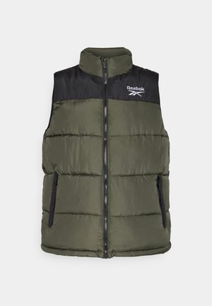 Reebok, PUFFER VEST - Chaleco - olive