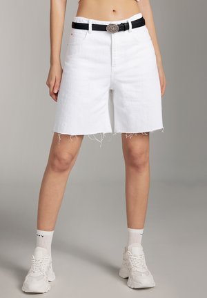 Denim shorts - white