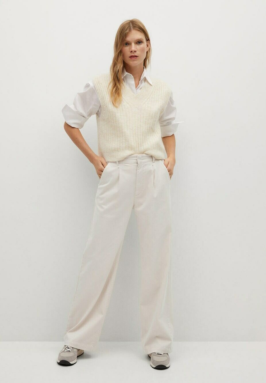 Mango FILIPPO - Pantaloni - ecru/avorio - Zalando.it