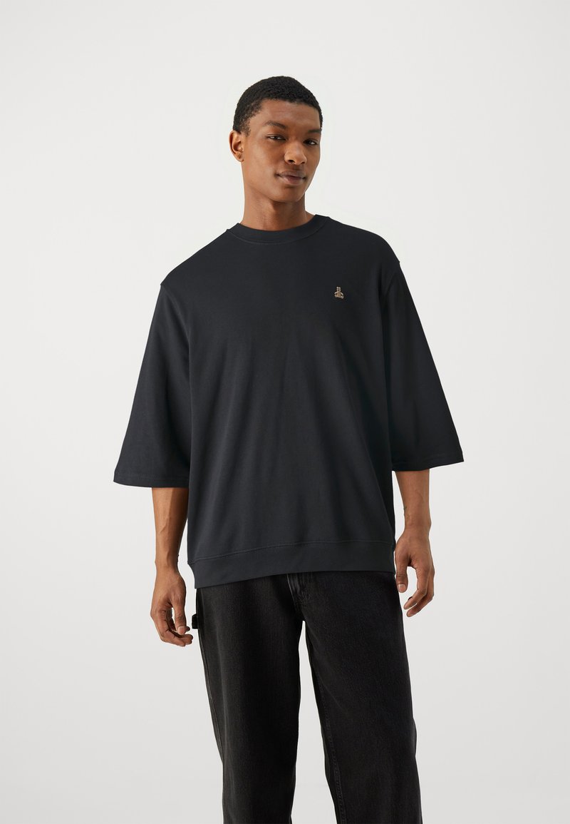 GAP BRANNAN CREW - T-shirts basic - true black
