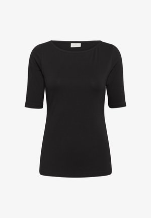 Kaffe, KAYOKO BOATNECK - Základné tričko - black deep