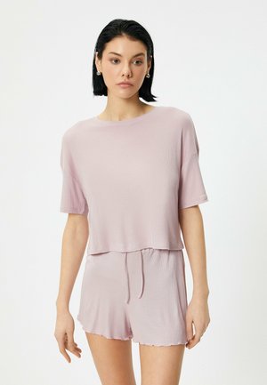 Koton SHORT SLEEVE - Pyjamashirt - pink