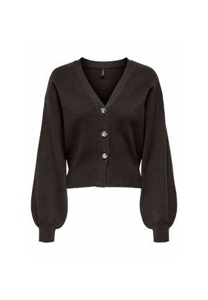 ONLY, CARDIGAN ONLBIBBI CARDIGAN - Gilet - chocolate torte