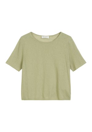 Marc O'Polo KURZARM LOOSE - Basic T-shirt - smooth sage