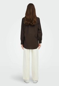 ONLY NORA NEW L/S WVN NOOS - Camicia - black coffee