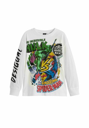 MARVEL LONG-SLEEVE - Long sleeved top - white