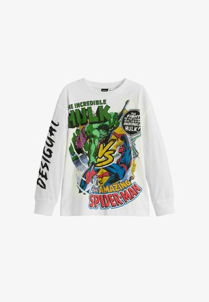 MARVEL LONG-SLEEVE - Top dugih rukava - white