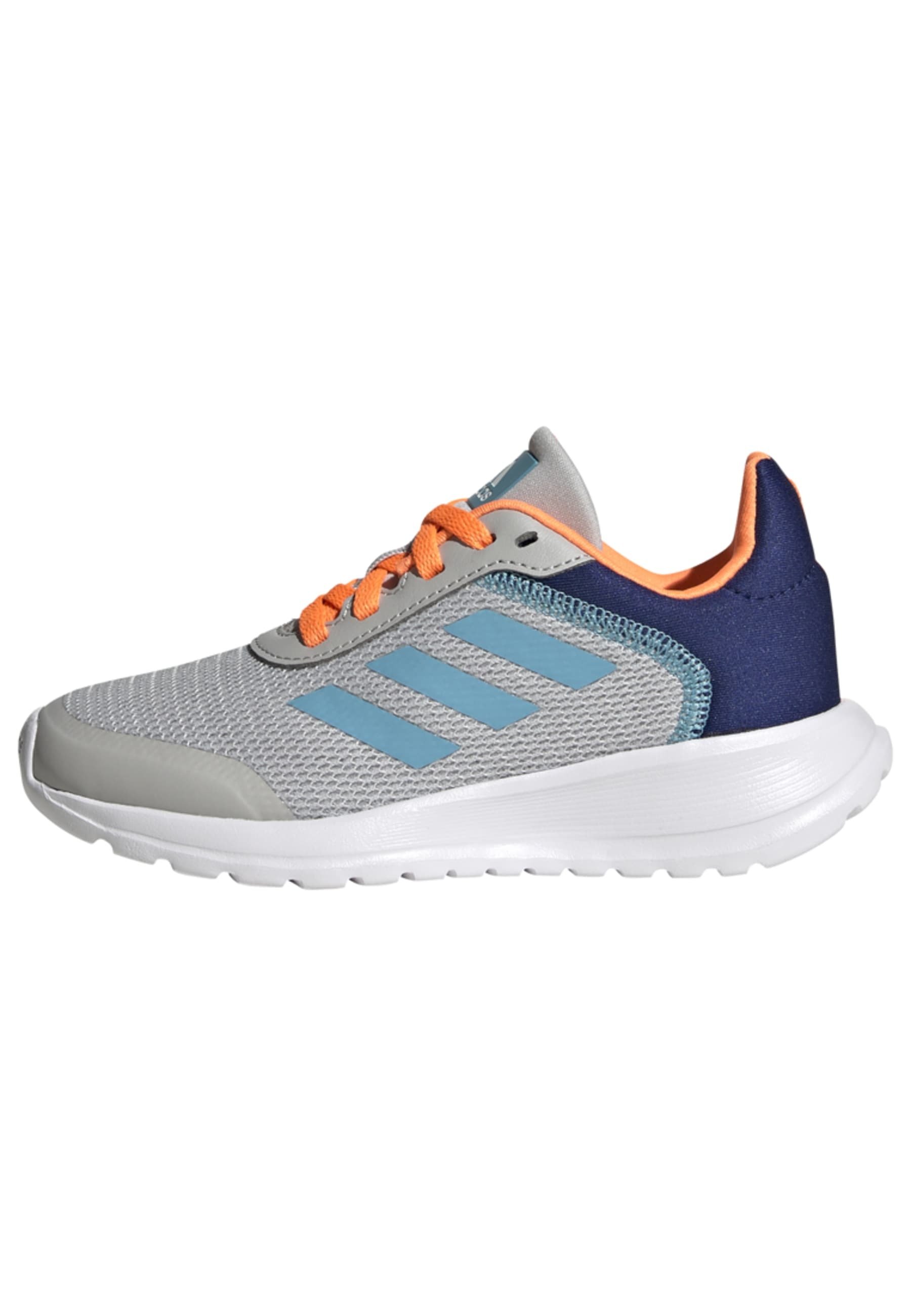 adidas TENSAUR RUN 2.0 K - Zapatillas de running neutras grey two preloved blue screaming orange/gris Zalando.es