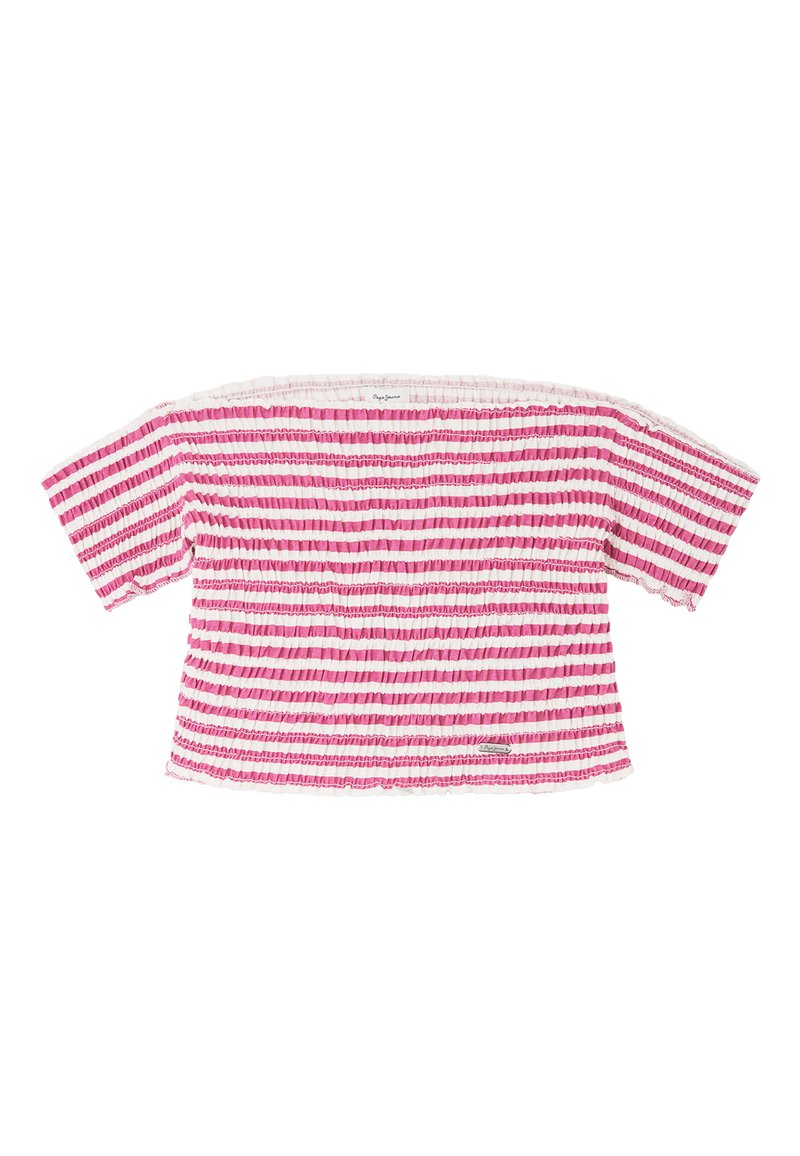 Pepe Jeans T-shirt print donkerroze