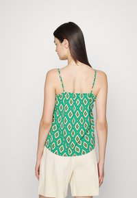 ONLY Tall ONLLEA STRAP FRILL SINGLET - Top - greenlake/graphic glam