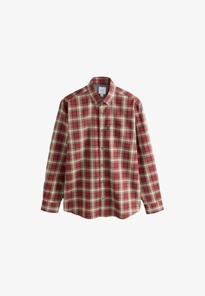Next, REGULAR FIT - REGULAR FIT EASY IRON BUTTON DOWN LONG SLEEVE OXFORD SHIRT - Hemd - red check