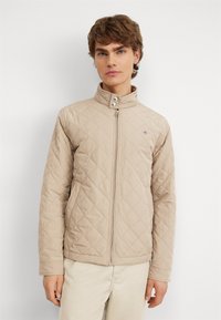 GANT QUILTED WINDCHEATER - Jachetă subțire - cold beige