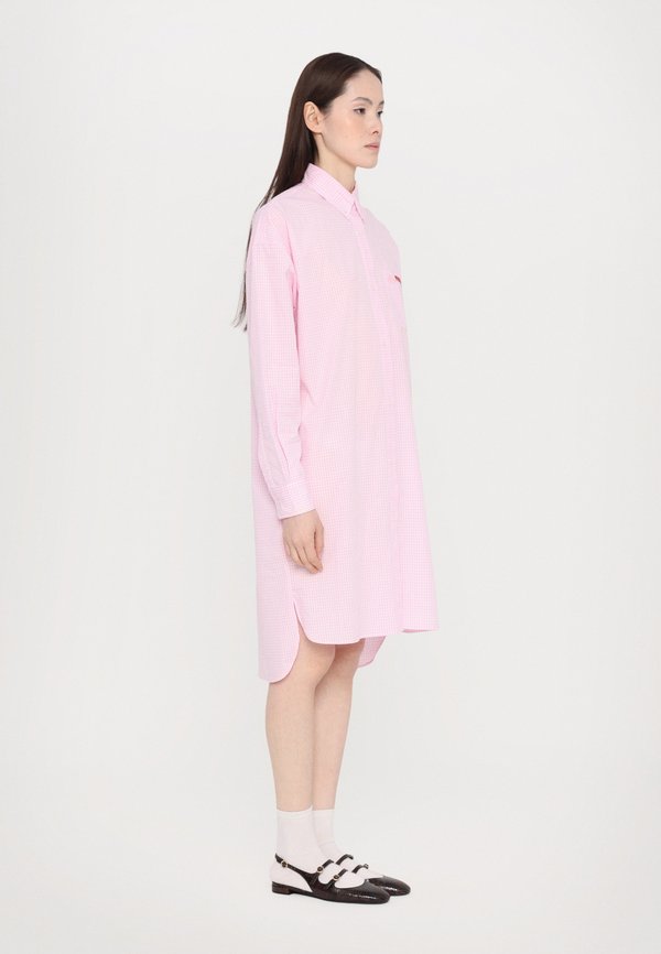 GINGHAM LOGO SHIRT DRESS - Shirt dress4