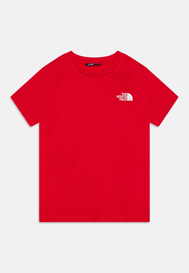 The North Face TEEN SIMPLE DOME REGULAR TEE - Nyomott mintás póló - red