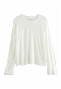 COSY CREW NECK - Svetrík - ecru white