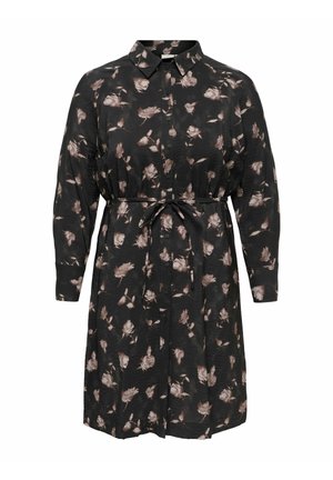 ONLY Carmakoma, SHIRT DRESS CARCARRIE MIDI DRESS - Robe chemise - meteorite
