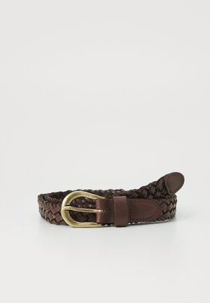 ONLY ONLHANNA BRAIDED BELT - Cinturón trenzado - chocolate martini