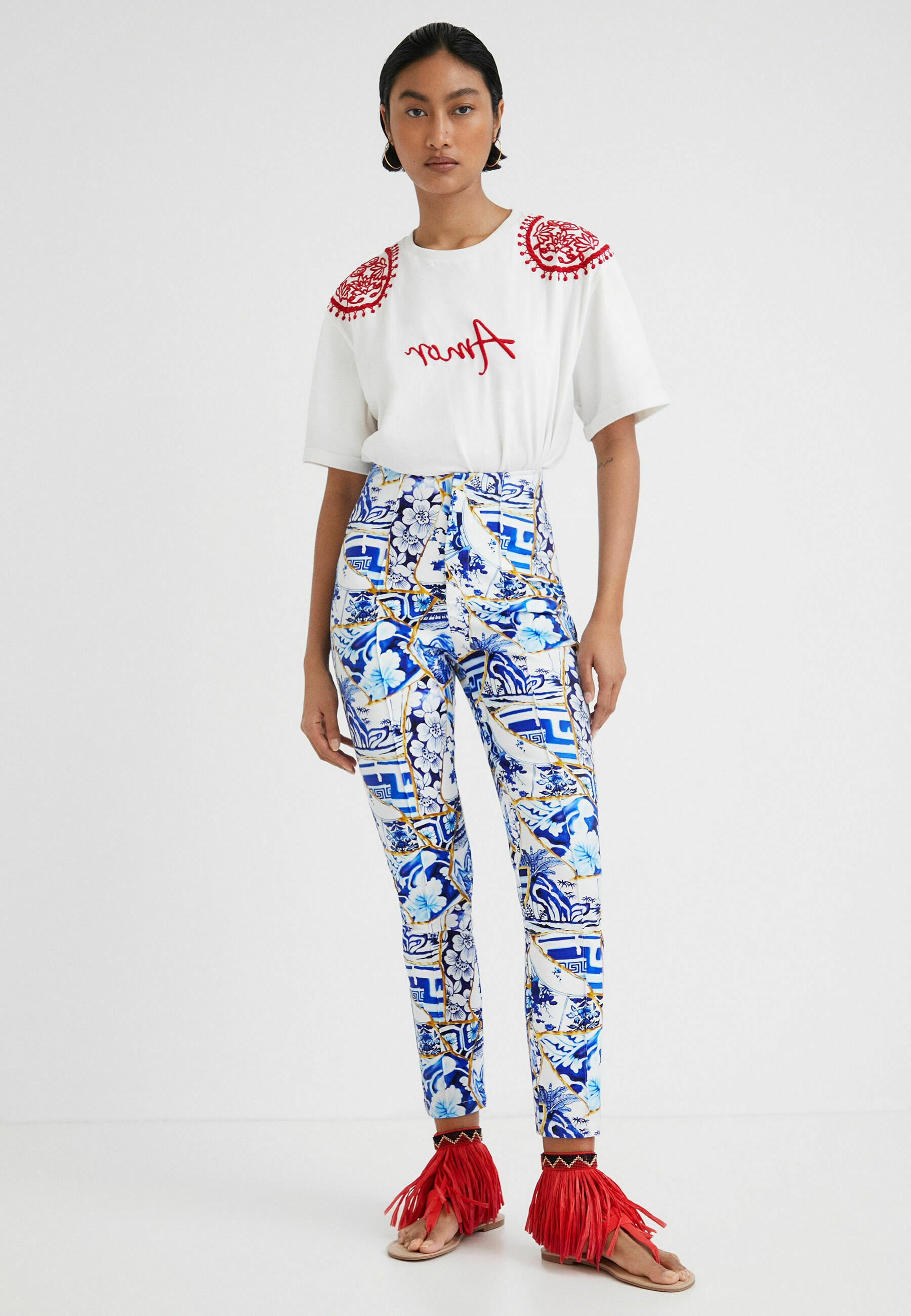 Desigual DESIGNED BY STELLA JEAN - Pantaloni - blue/blu - Zalando